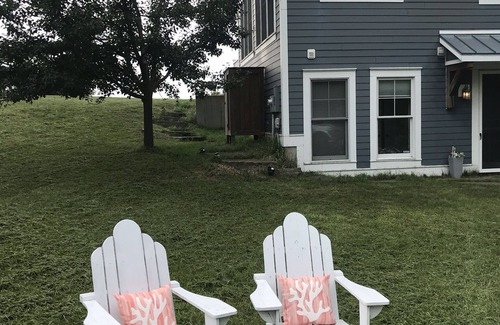 Ludington House | Enjoy spectacular sunsets from high bluff on Lake Michigan!