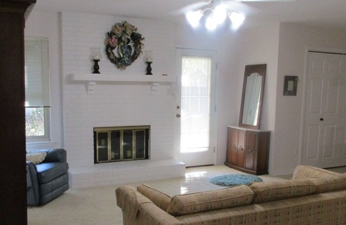 Northeast Pensacola House | Enjoying luxury master bed room with private hot spa bath tub, walking closet
