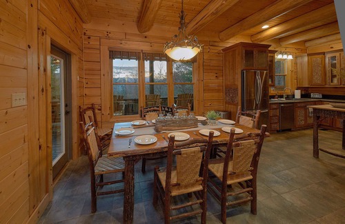 Wears Valley Cabin | Enormous Luxury - Pool - Borders National Park/Private Trail - 4 Stories - Media