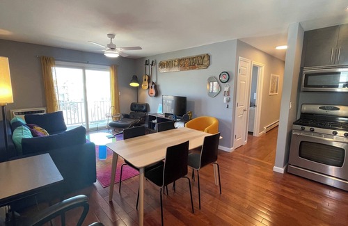 Asbury Park Condo | Entire condo w/private balcony & parking, 3 blocks from the beach!