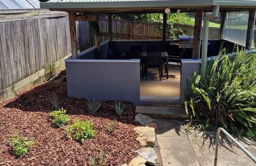 South Coast House | Entire Home, Denham's Beach NSW 2536. View of the water & 2 mins to the beach.