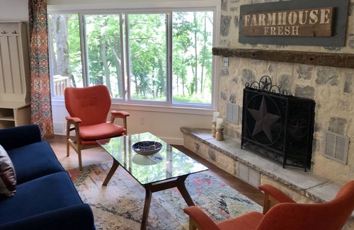 Warwick House | Entire house with lake view on private road in rural setting