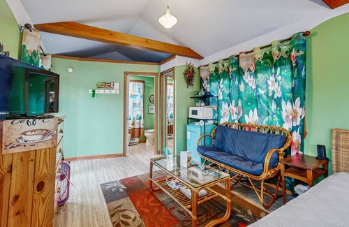 Augusta Cabin | Entire lakefront home on Togus Pond with decks, canoe, firepit & great view
