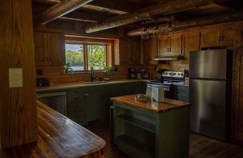 Gleason Cabin | Entire Log Cabin on Lake w/Hot Tub by UTV/Snowmobile Trails and Hiking Trails
