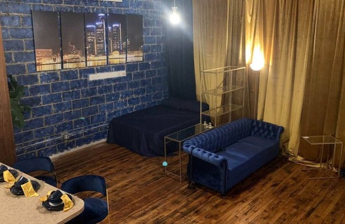 Detroit Apartment | EntireLoft “Detroit Decor”w/Ambassador Bridge view