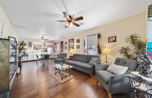 Russellville Apartment | Escape to Retro Bliss: 1950s Themed Duplex with Riverfront Charm!