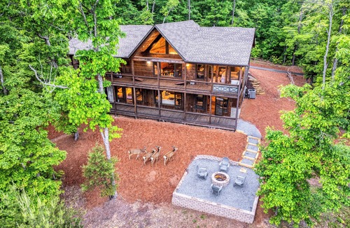 Mineral Bluff Cabin | Escape to Serenity! Custom Crafted Cabin! Hot Tub!