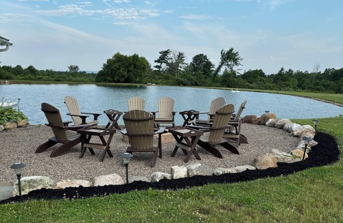 Naples House | "Escape to the Barn on 40 Acres with Private Pond - Your Rural Retreat Awaits!"