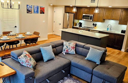 Dead Man's Flats Condo | Escape to the Canadian Rockies Retreat! Large Family Sized Condo near Canmore!