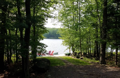 Gouldsboro House | Escape To The Poconos! Spacious 5 Bedroom ON THE LAKE - Boats, Gameroom, Hot Tub