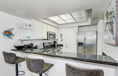 Pensacola Beach Condo | Escape to this Gulf front 2 BR/2 BTH condo with swimming pool