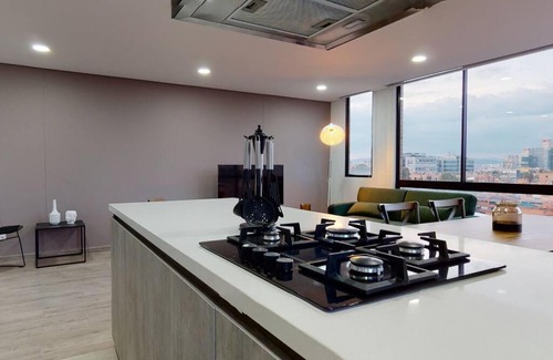 Calle 100 Apartment | Espectacular apto con una vista espectacular