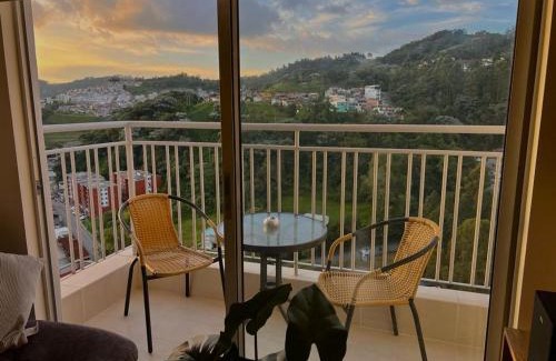 Manizales Apartment | Espectacular vista cerca a cable plaza con Piscina