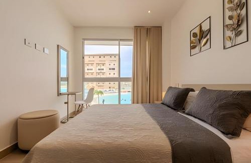 Zona Norte Apartment | Espectacular vista a laguna de Kristal/1 alcoba