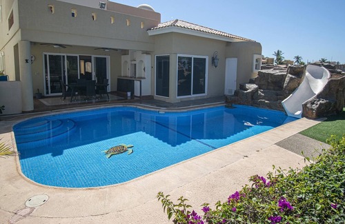 Mazatlan House | Estrella del Mar Private Home with Water Fall Slide into the Pool