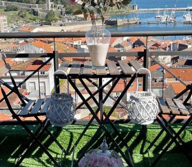 Baiona Old Town Apartment | Estudio impresionantes vistas con terraza y piscina