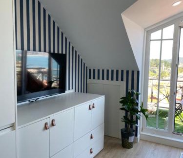 Baiona Old Town Apartment | Estudio impresionantes vistas con terraza y piscina