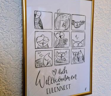 Schnelldorf House | Eulennest im Ferienhaus an der Holzecke