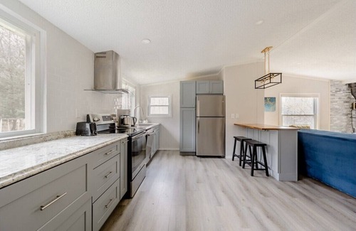 Livingston Manor Cottage | EV Modern Cozy Waterfront Cottage with Fireplace