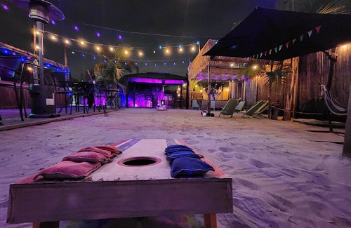 Stockton Hotel | Event Space: Beach Club with BBQ, Speakers & Great Vibes