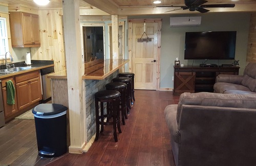 Lexington House | Everything new in this beautiful secluded home. Air conditioning. Wifi. Firepit.