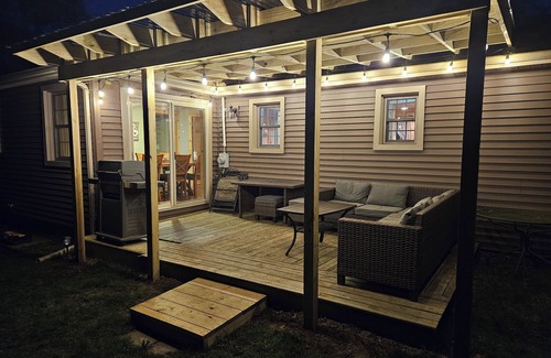Lexington House | Everything new in this beautiful secluded home. Air conditioning. Wifi. Firepit.