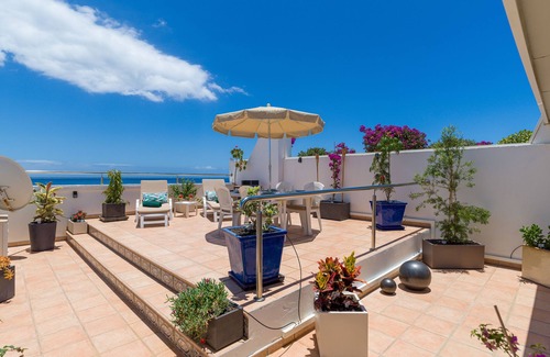 Playa del Ingles Apartment | Excelsior I Casa LEX Ocean&Sunrise Views Steps to Beach&Dunes Terrace Pool
