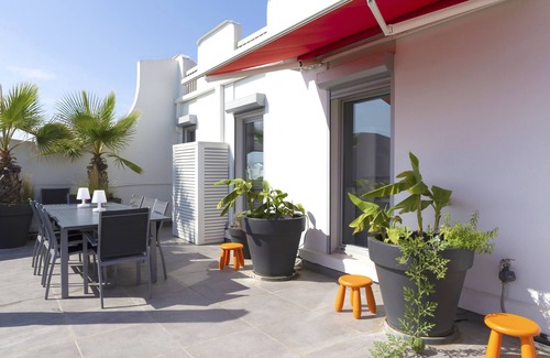 Le Couchant Apartment | EXCEPTIONAL - Elegant 100m2 +60m2 terrace 3 bedrooms 2 bathrooms, 200 meters from the beach