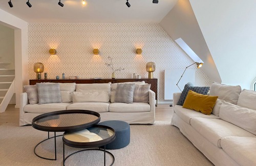 Knokke Apartment | Exceptional Retro Design Triplex Near the sea