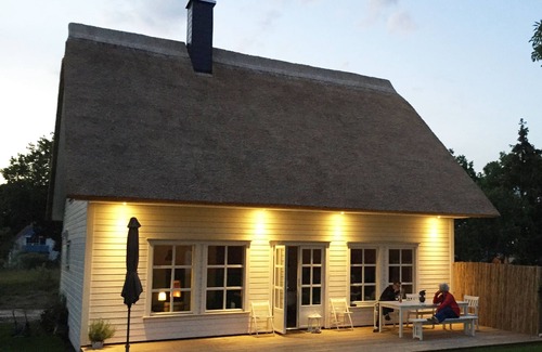 Wieck auf dem Darss House | Excl. Cottage with fireplace, sauna, large terrace, garden, WiFi, beach chair