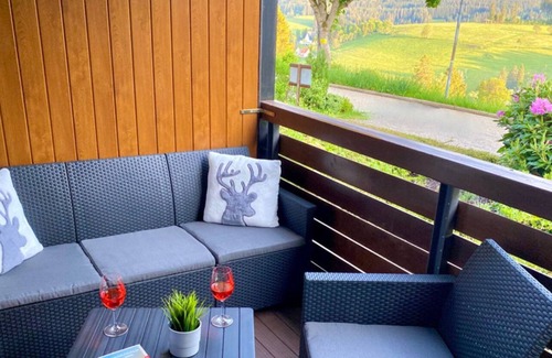 Schonach im Schwarzwald Apartment | Exclusive 5-star Waldperle apartment Indoor pool, sauna, fantastic view