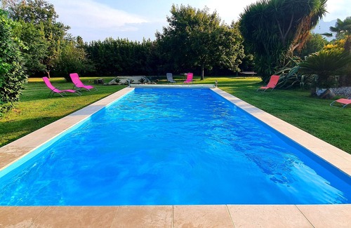 Santa-Lucia-di-Moriani House | Exclusive to Corsica! Stone house with pool & garden and activities for all