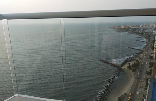 Bocagrande Apartment | Exclusive beachfront apartment/AC/24th floor