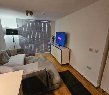 Stratford and New Town Apartment | Executive Apartment with Exclusive London Views & Free Parking