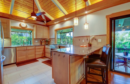 Princeville House | Executive Family 4BR Princeville Home by beaches & the park w/AC, SPA and Bikes
