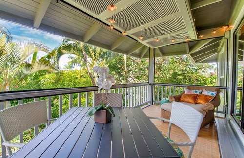 Princeville House | Executive Family 4BR Princeville Home by beaches & the park w/AC, SPA and Bikes