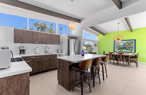 Racquet Club Estates House | Exotic Tropics - Mid-Century Oasis w/Pool & Casita