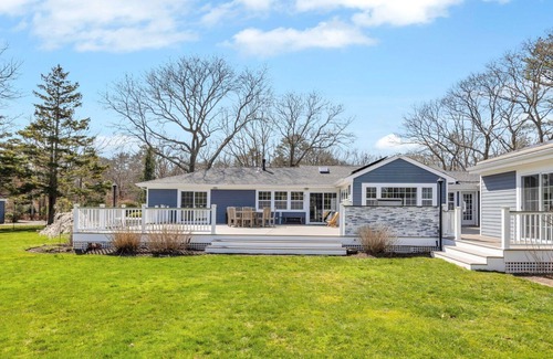 Speonk House | Expanded Ranch on 1.5 Acres, Open-Concept Floor Plan, Private In-Ground.