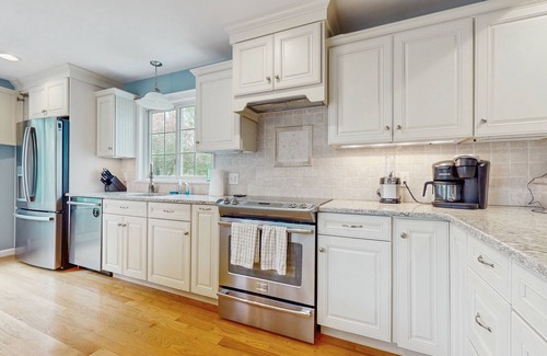 Hyannis House | Expansive Getaway w/Fenced Yard, Outdoor Shower & Private Neighborhood Beach