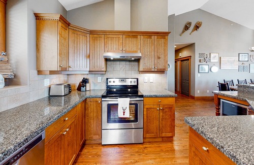 Big White Ski Resort Condo | Expansive Ski-In/Out Condo w/Private Hot Tub, Gas Fireplace, Mtn Views, Balcony