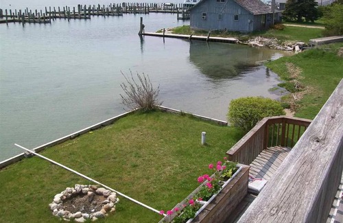 Beaver Island House | Expansive views of the whole Harbor and Whiskey Point Light house.