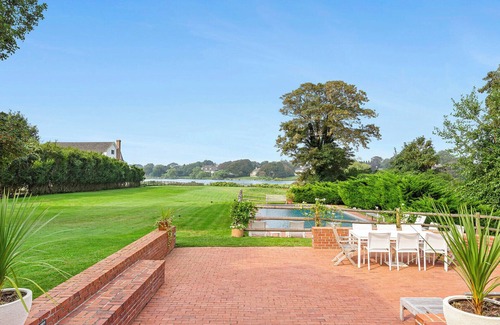 Village of Southampton House | Expansive Waterfront Southampton Home with Private Pool, Close to Village,.