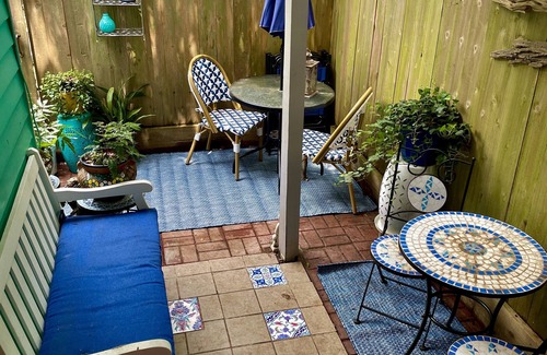 Central Carrollton Association House | Experience Charm & Beauty of Authenitc New Orleans 1 Br. Home with Patio Garden