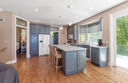Port Sheldon House | Experience luxury at Lakefront Villa, a spacious 5-bedroom retreat - stunning lake views.