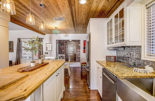 Cedar Park House | Exquisite dog-friendly home with fenced yard, pool, firepit, central AC, & W/D