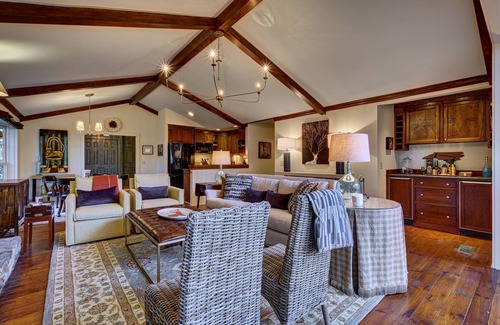 Cashiers House | Exquisite Stone Cottage 1/2 mile from Crossroads with View of LIttle Sheepcliff