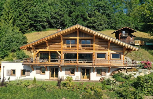 Cordon Ski Chalet | Extraordinary view of Mont Blanc-Spa in a peaceful setting
