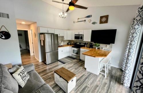 Osage Beach Apartment | F Lakefront! Remodeled, Sleeps 4, Boat Slip, Patio, WiFi, Cable, Pool