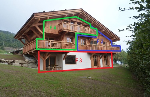 Combloux Ski Chalet | F2 apartment in chalet facing Mont Blanc (pets not allowed)