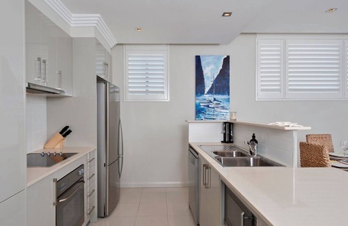 Shoal Bay Apartment | Fabulous unit with a private spa and water views in the heart of Shoal Bay